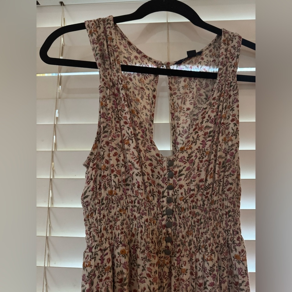 American Eagle floral jumpsuit